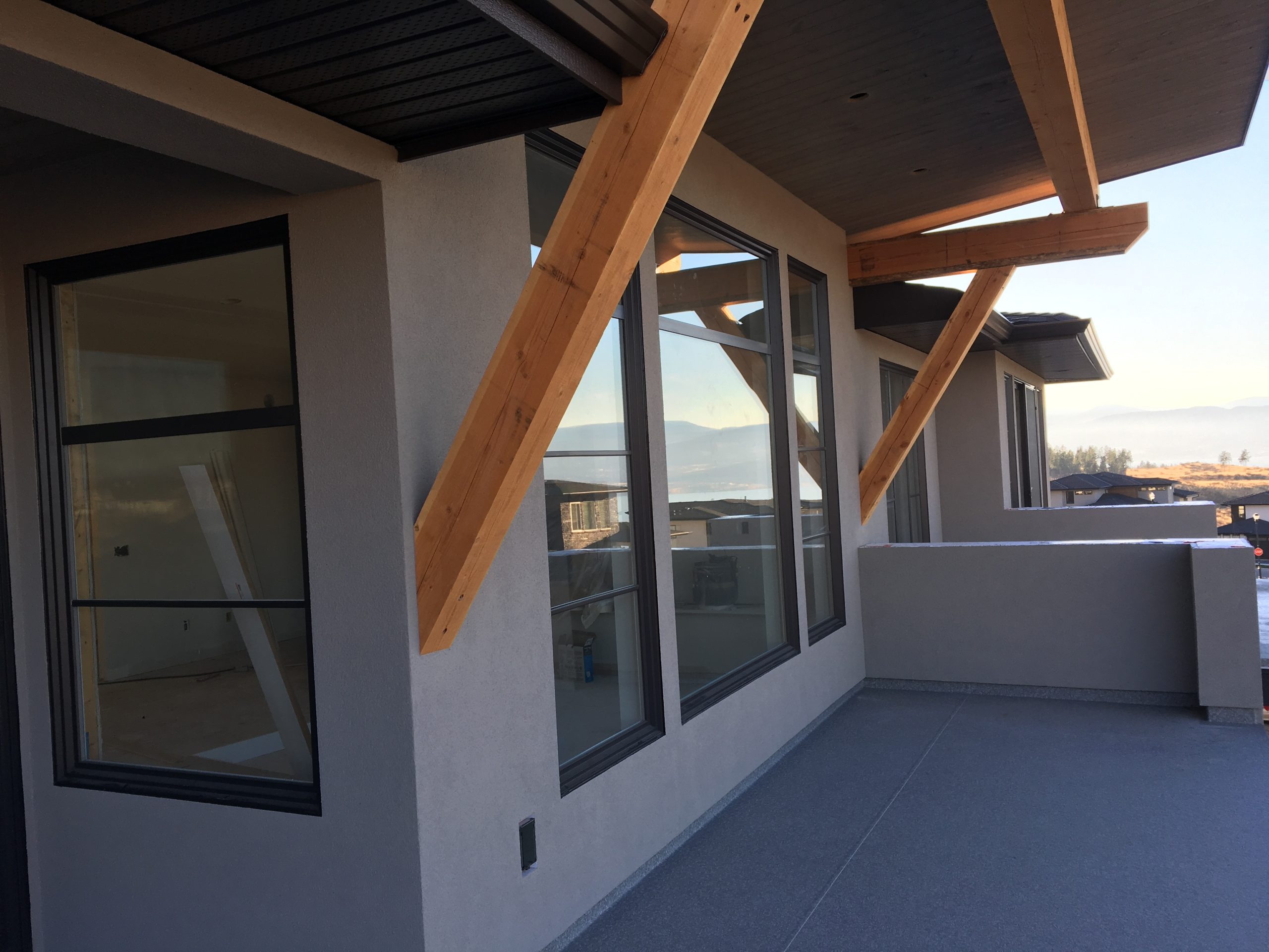 Exterior of a commercial building